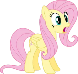 Size: 2506x2392 | Tagged: safe, artist:skie-vinyl, derpibooru import, fluttershy, pegasus, pony, .svg available, female, high res, image, mare, open mouth, png, simple background, solo, transparent background, vector