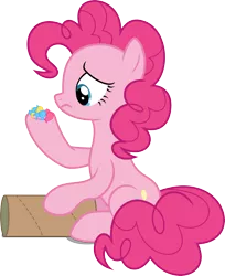 Size: 3159x3871 | Tagged: safe, artist:itv-canterlot, derpibooru import, pinkie pie, earth pony, pony, season 6, the gift of the maud pie, female, image, mare, png, simple background, solo, transparent background, vector