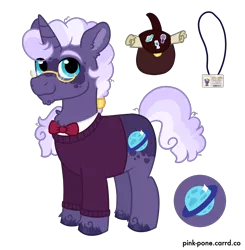 Size: 2100x2140 | Tagged: safe, artist:pink-pone, derpibooru import, oc, oc:pluto, pony, unicorn, clothes, image, male, png, simple background, solo, stallion, sweater, transparent background