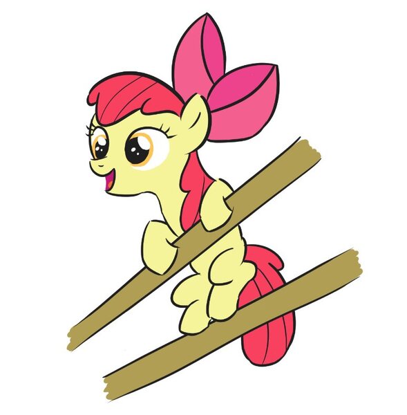 Size: 775x790 | Tagged: safe, artist:toryu137, derpibooru import, apple bloom, earth pony, pony, female, filly, foal, image, jpeg, simple background, solo, white background