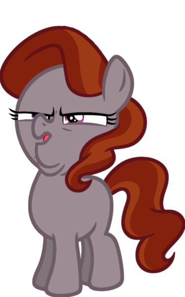 Size: 636x1024 | Tagged: safe, artist:flynnmlp, derpibooru import, oc, oc:funny jo, unofficial characters only, earth pony, pony, unicorn, crusaders of the lost mark, arin hanson face, derpibooru exclusive, female, heterochromia, image, mare, missing cutie mark, open mouth, png, recolor, simple background, solo, tail, transparent background