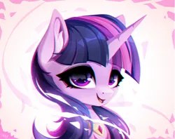 Size: 2578x2040 | Tagged: safe, artist:stahlkat, derpibooru import, twilight sparkle, pony, unicorn, bust, female, high res, image, mare, open mouth, open smile, png, smiling, solo, unicorn twilight