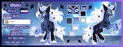 Size: 2895x1108 | Tagged: safe, artist:gkolae, derpibooru import, oc, unofficial characters only, pony, unicorn, duo, hoof shoes, horn, image, png, rearing, reference sheet, unicorn oc