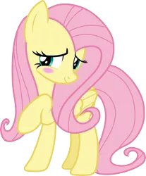 Size: 3000x3615 | Tagged: safe, artist:cloudyglow, derpibooru import, fluttershy, pony, .ai available, blushing, cute, image, png, shyabetes, simple background, solo, transparent background, vector