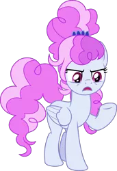 Size: 2934x4278 | Tagged: safe, artist:thatusualguy06, derpibooru import, cotton sky, pegasus, pony, the ending of the end, .svg available, :d, female, folded wings, hairpin, high res, image, mare, open mouth, open smile, png, simple background, smiling, solo, transparent background, vector, wings