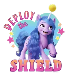 Size: 650x750 | Tagged: safe, derpibooru import, official, izzy moonbow, pony, unicorn, ball, cropped, design, female, g5, heart, image, izzy's tennis ball, mare, merchandise, png, shirt design, simple background, solo, stars, tennis ball, text, transparent background