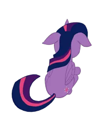 Size: 1280x1552 | Tagged: safe, artist:benpictures1, derpibooru import, twilight sparkle, twilight sparkle (alicorn), alicorn, pony, rainbow roadtrip, cute, female, image, inkscape, mare, no talk me im angy, overhead view, png, simple background, solo, transparent background, twiabetes, vector