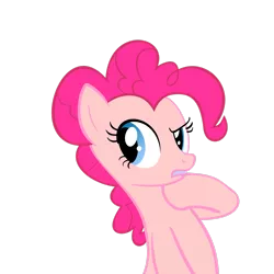 Size: 2449x2449 | Tagged: safe, artist:mr-loco-moto, derpibooru import, pinkie pie, earth pony, pony, female, high res, image, mare, png, simple background, solo, transparent background, vector