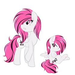 Size: 1300x1300 | Tagged: safe, artist:bamboodog, derpibooru import, oc, oc:crosspaw, unofficial characters only, cat, cat pony, original species, pegasus, pony, image, pegasus oc, png, simple background, solo, transparent background, wings