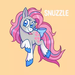 Size: 1350x1350 | Tagged: safe, artist:saggiemimms, derpibooru import, snuzzle, earth pony, pony, image, png, redesign