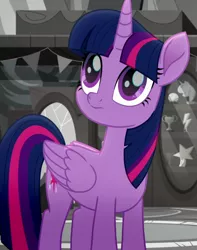 Size: 568x720 | Tagged: safe, derpibooru import, screencap, twilight sparkle, twilight sparkle (alicorn), alicorn, pony, rainbow roadtrip, cropped, cute, image, png, solo, twiabetes