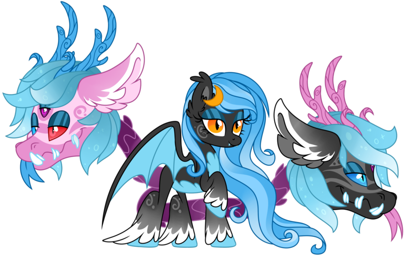 Size: 1280x813 | Tagged: safe, artist:lupulrafinat, derpibooru import, oc, unofficial characters only, cow plant pony, monster pony, original species, plant pony, pony, augmented, augmented tail, bat wings, bedroom eyes, ear fluff, fangs, forked tongue, horns, image, plant, png, raised hoof, simple background, tail, transparent background, wings