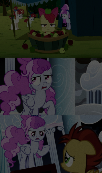 Size: 1280x2160 | Tagged: safe, edit, edited screencap, editor:jerryakiraclassics19, screencap, apple bloom, cotton sky, rainbow stars, earth pony, pegasus, pony, unicorn, brotherhooves social, the ending of the end, '90s, female, filly, hyper sonic, image, mare, png