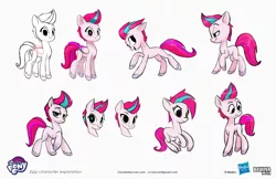 Size: 2083x1349 | Tagged: safe, artist:claudio naccari, boulder media, derpibooru import, official, zipp storm, pegasus, pony, my little pony: tell your tale, boulder media logo, concept art, female, g5, hasbro, hasbro logo, image, jpeg, logo, mare, my little pony logo, simple background, text, white background