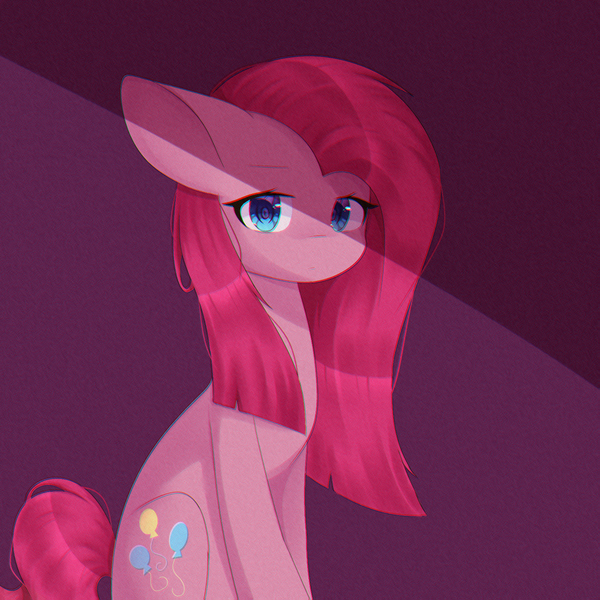 Size: 1500x1500 | Tagged: safe, artist:dddreamdraw, derpibooru import, pinkie pie, earth pony, pony, female, image, looking at you, mare, pinkamena diane pie, png, solo