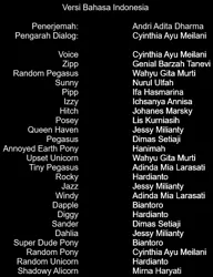 Size: 519x677 | Tagged: safe, derpibooru import, screencap, my little pony: make your mark, spoiler:my little pony: make your mark, credits, g5, image, indonesia, no pony, png, text, text only