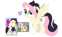 Size: 600x364 | Tagged: safe, artist:nethermyth, derpibooru import, pegasus, child, female, image, offscreen character, offspring, parent:fluttershy, parent:songbird serenade, png