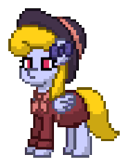 Size: 188x244 | Tagged: safe, artist:topsangtheman, derpibooru import, cloud kicker, rarity, pegasus, pony, pony town, detective rarity, gif, image, simple background, solo, transparent background