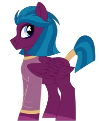 Size: 1300x1600 | Tagged: safe, artist:moonert, derpibooru import, oc, unofficial characters only, pegasus, pony, choker, clothes, colored hooves, image, male, pegasus oc, png, simple background, solo, stallion, tail, tail wrap, transparent background, wings