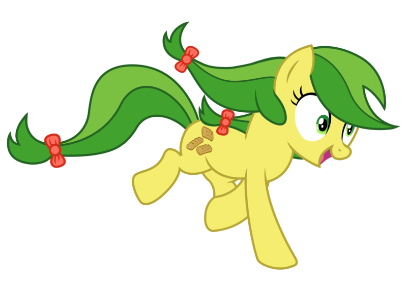 Size: 2408x1696 | Tagged: safe, alternate version, artist:third uncle, derpibooru import, edit, apple fritter, earth pony, pony, apple family member, bow, female, image, mare, png, pose, simple background, transparent background