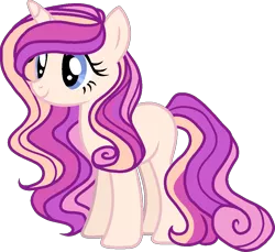 Size: 984x900 | Tagged: safe, artist:dayspring-dawnyt, artist:sunriseauburn, derpibooru import, oc, pony, unicorn, base used, female, image, magical lesbian spawn, mare, offspring, parent:fluttershy, parent:princess cadance, png, simple background, solo, transparent background