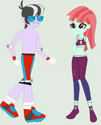 Size: 492x608 | Tagged: safe, artist:matthewjabeznazarioa, derpibooru import, melon mint, ringo, equestria girls, crossover, exeron fighters, exeron outfit, image, martial arts kids, martial arts kids outfit, png