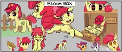 Size: 1007x434 | Tagged: safe, artist:crade, ponybooru import, apple bloom, scootaloo, sweetie belle, earth pony, pegasus, pony, unicorn, adorabloom, aggie.io, alternate cutie mark, butt, cute, female, filly, foal, hammer, hat, image, plot, png, reference, shower, sleeping, sneed's feed and seed, text, the simpsons, tomboy