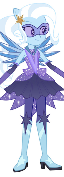 Size: 426x1169 | Tagged: safe, derpibooru import, trixie, equestria girls, boots, clothes, clothes swap, crystal guardian, high heel boots, image, jpeg, shoes, simple background, solo, white background