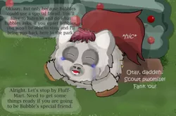 Size: 1920x1278 | Tagged: safe, artist:othercoraline, fluffy pony, begging, crying, image, jpeg, run away