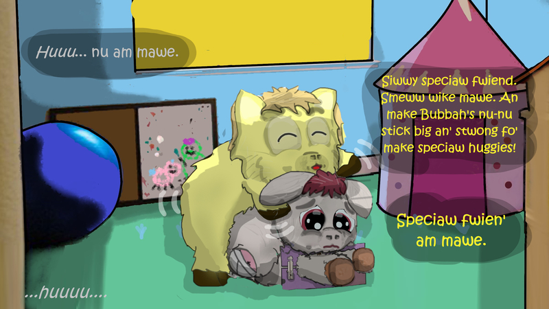 Size: 1920x1080 | Tagged: questionable, artist:othercoraline, fluffy pony, amputee, anal, anal rape, gay, image, jpeg, male, penetration, rape, sex, sex toy, you asked for it