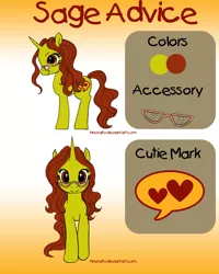Size: 1200x1500 | Tagged: safe, artist:hinoraito, derpibooru import, oc, unofficial characters only, pony, unicorn, female, glasses, image, jpeg, mare, reference sheet