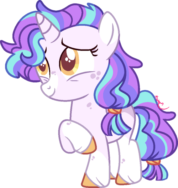 Size: 844x892 | Tagged: safe, artist:kurosawakuro, derpibooru import, oc, pony, unicorn, base used, female, filly, foal, image, magical lesbian spawn, offspring, parent:coconut cream, parent:toola roola, png, simple background, solo, transparent background