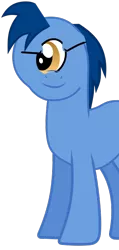 Size: 326x686 | Tagged: safe, artist:flynnmlp, derpibooru import, screencap, blues, cyclops pony, noteworthy, cyclops, earth pony, pony, season 1, the best night ever, .svg available, animation error, derpibooru exclusive, donny swineclop, image, male, png, simple background, solo, stallion, trace, transparent background, vector, wat
