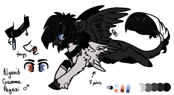 Size: 694x378 | Tagged: safe, artist:tay-niko-yanuciq, derpibooru import, oc, unofficial characters only, pegasus, pony, female, heterochromia, image, mare, pegasus oc, png, simple background, solo, transparent background, wings