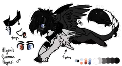 Size: 694x378 | Tagged: safe, artist:tay-niko-yanuciq, derpibooru import, oc, unofficial characters only, pegasus, pony, female, heterochromia, image, mare, pegasus oc, png, simple background, solo, transparent background, wings