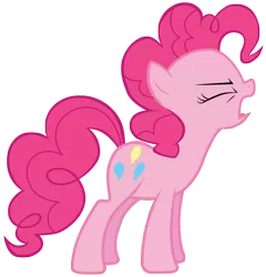 Size: 7000x7300 | Tagged: safe, artist:tardifice, derpibooru import, pinkie pie, pony, the maud couple, absurd resolution, image, png, simple background, solo, transparent background, vector