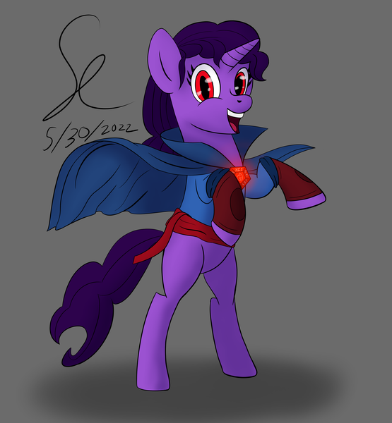 Size: 2773x3000 | Tagged: safe, artist:malixcrash, derpibooru import, oc, oc:madam mystic, pony, unicorn, clothes, costume, female, horn, image, mare, png, power ponies, power ponies oc, rearing, simple background, solo, unicorn oc