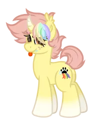 Size: 2600x3200 | Tagged: safe, artist:ponkus, derpibooru import, oc, oc:ponkus, bat pony, pony, unicorn, :p, cute, female, image, mare, png, solo, tongue out