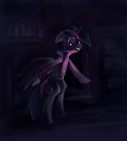 Size: 1528x1700 | Tagged: safe, artist:alexandrvirus, derpibooru import, twilight sparkle, twilight sparkle (alicorn), alicorn, pony, bipedal, image, jpeg, night, solo