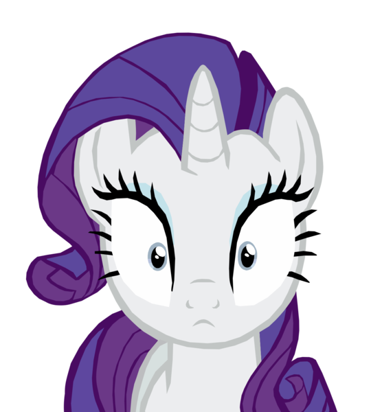 Size: 1280x1423 | Tagged: safe, artist:benpictures1, derpibooru import, rarity, pony, unicorn, every little thing she does, adoracreepy, blank stare, creepy, cute, female, fiducia compellia, hypnosis, hypnotized, image, inkscape, looking at you, mare, png, raribetes, shrunken pupils, simple background, solo, thousand yard stare, transparent background, vector