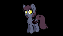Size: 1280x720 | Tagged: safe, artist:deadlycomics, derpibooru import, oc, oc:ventress, unofficial characters only, bat pony, pony, animated, bat pony oc, bat wings, blank flank, blinking, chest fluff, cute, ear fluff, ear tufts, eeee, eyes closed, fangs, female, floppy ears, frame by frame, happy, hnnng, image, looking at you, loud, mare, meme, ocbetes, open mouth, raised hoof, raised leg, rawr, roar, simple background, skree, slit pupils, smiling, smiling at you, solo, spread wings, standing, sweet dreams fuel, transparent background, weapons-grade cute, webm, wings