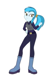 Size: 1930x2738 | Tagged: safe, artist:gmaplay, derpibooru import, guardian angel (character), equestria girls, equestria girls-ified, image, png, police, police officer, solo