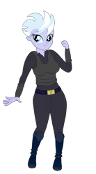 Size: 1900x3433 | Tagged: safe, artist:gmaplay, derpibooru import, silver sable, human, equestria girls, equestria girls-ified, humanized, image, png, solo