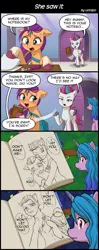 Size: 800x2020 | Tagged: suggestive, artist:uotapo, derpibooru import, hitch trailblazer, izzy moonbow, sprout cloverleaf, sunny starscout, zipp storm, earth pony, pegasus, pony, unicorn, book, comic, electric toothbrush, female, g5, gay, hitchsprout, image, jpeg, male, manga, mare, notebook, shipping, stallion, translated speech bubbles, yaoi fangirl