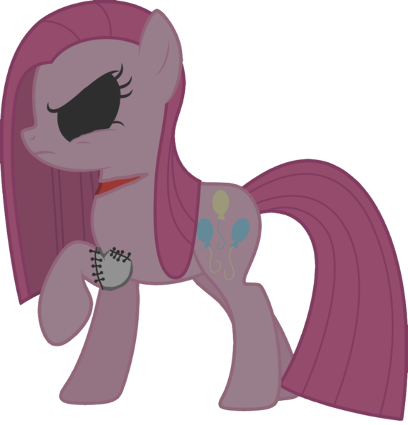 Size: 876x912 | Tagged: grimdark, artist:moonlight1467, derpibooru import, pinkie pie, .exe, angry, blood, empty eye socket, frown, image, opthalmectomy, pinkamena diane pie, pinkie pie.exe, png, scratches, simple background, stitches, transparent background, vector