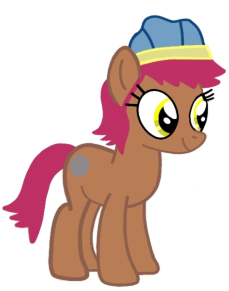 Size: 720x915 | Tagged: safe, derpibooru import, edit, vector edit, oc, oc:cecilia lobbos, ponified, earth pony, pony, happy, image, looking at someone, looking at something, png, show accurate, smiling, vector, vector trace