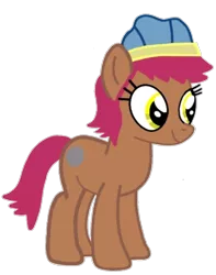 Size: 720x915 | Tagged: safe, derpibooru import, edit, vector edit, oc, oc:cecilia lobbos, ponified, earth pony, pony, happy, image, looking at someone, looking at something, png, show accurate, smiling, vector, vector trace
