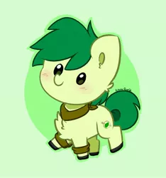 Size: 3320x3552 | Tagged: safe, artist:kittyrosie, derpibooru import, oc, unofficial characters only, earth pony, pony, cheek fluff, chest fluff, chibi, cute, earth pony oc, image, jpeg, ocbetes