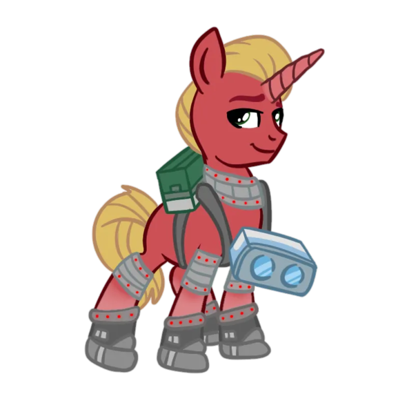 Size: 768x799 | Tagged: safe, artist:sjart117, derpibooru import, sprout cloverleaf, earth pony, hybrid, pony, ask the mane 11, ask the mane 12, cyberpunk, earthicorn, g5, genius, image, new member, not a joke, not abuse target, permission given, png, serious, super genius, technology, technopath, unicorn pony, upgraded