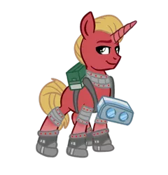 Size: 768x799 | Tagged: safe, artist:sjart117, derpibooru import, sprout cloverleaf, earth pony, hybrid, pony, ask the mane 11, ask the mane 12, cyberpunk, earthicorn, g5, genius, image, new member, not a joke, not abuse target, permission given, png, serious, super genius, technology, technopath, unicorn pony, upgraded